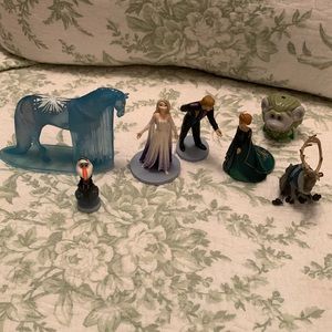 𝅺Disney Frozen 2 II Figurine Set Elsa Anna Kristoff Olaf Sven Nuk Troll extra